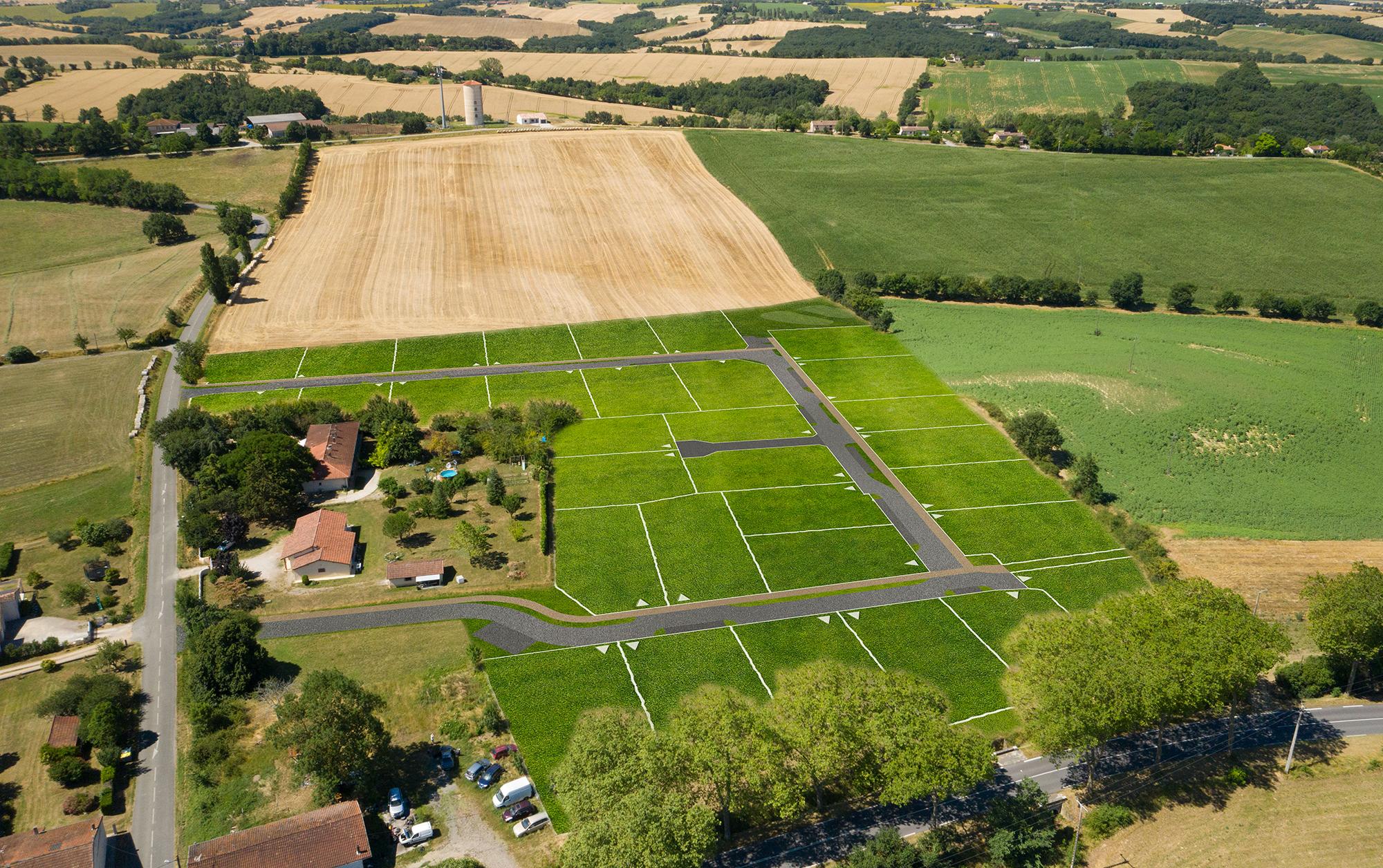 Terrains à vendre à Prunet près de Toulouse