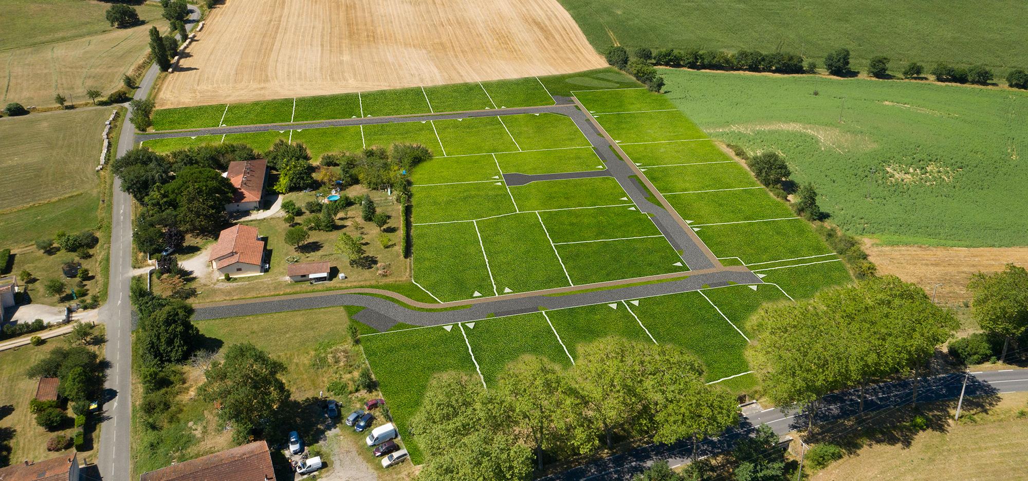 La Pujole - Terrains à vendre à Prunet près de Toulouse